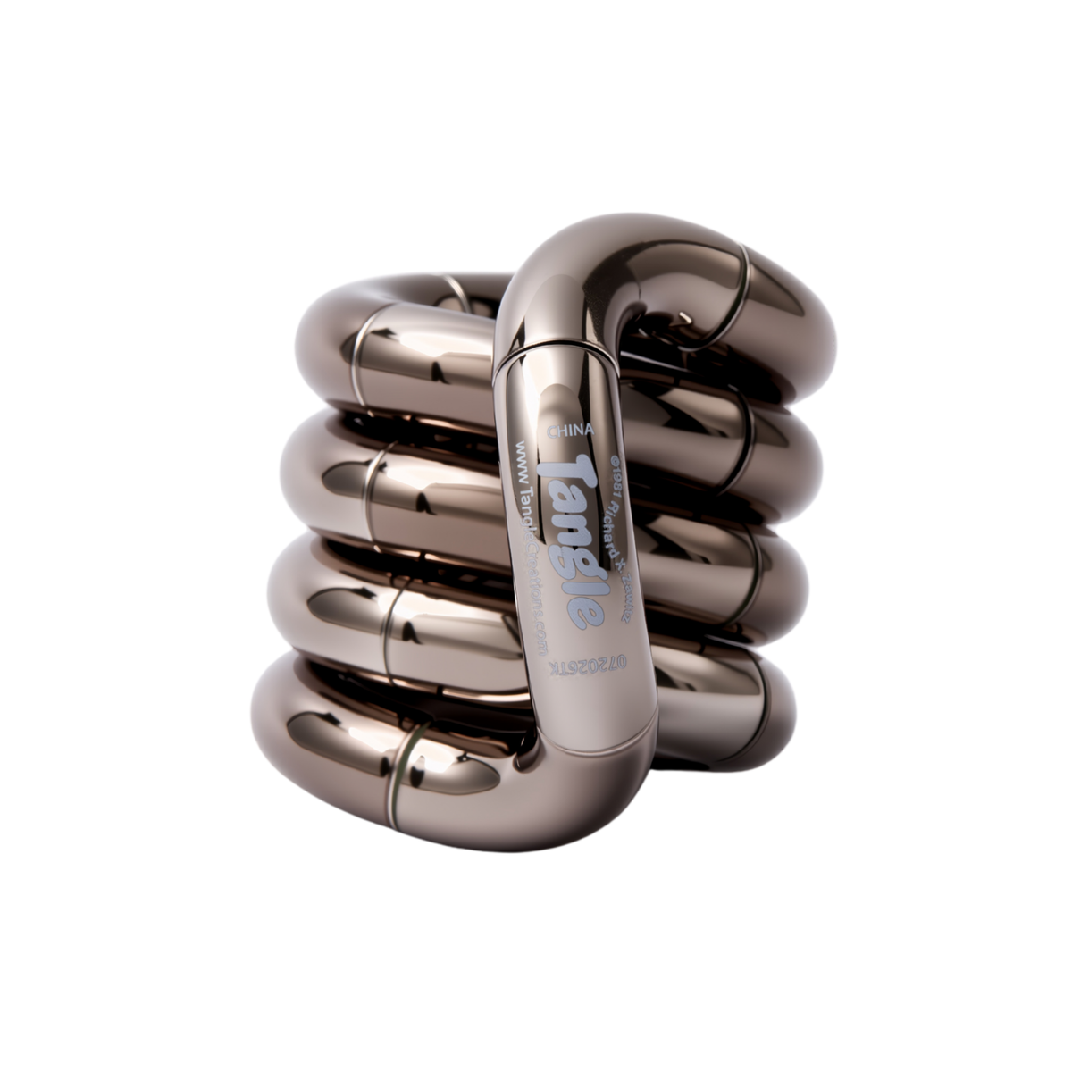 Tangle Jr. Metallic – blank fidgetleksak i metallicfärger